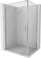 Mexen Exo-B pivot shower enclosure 80 x 70 cm, transparent, chrome - 817-080-070-01-00
