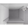 Mexen Exo-B pivot shower cabin 95 x 75 cm, transparent, chrome - 817-095-075-01-00