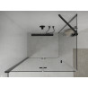 Mexen Lima folding shower cabin 70 x 80 cm, transparent, black - 856-070-080-70-00