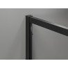 Mexen Exo-S sliding shower doors 105 cm, transparent, black - 8151-105-000-70-00
