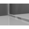 Mexen Exo-B pivot shower cabin 70 x 100 cm, transparent, chrome - 817-070-100-01-00