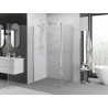 Mexen Exo-B 90 x 100 cm Hinged Shower Cabin, Transparent, Chrome - 817-090-100-01-00