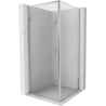 Mexen Exo Pivot Shower Enclosure 75 x 75 cm, Transparent, Chrome - 817-075-075-01-00