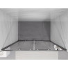 Mexen Exo-S Duo double sliding shower door 140 cm, transparent, chrome - 8152-140-000-01-00