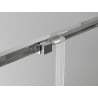 Mexen Exo double sliding shower door 160 cm, transparent, chrome - 8152-160-000-01-00