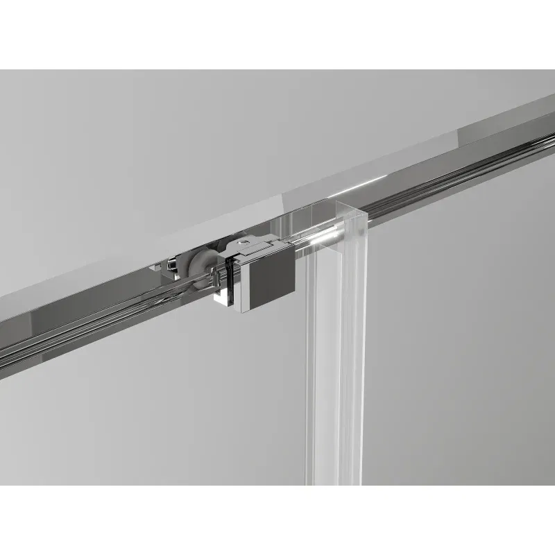 Mexen Exo Double Sliding Shower Doors 200 cm, Transparent, Chrome - 8152-200-000-01-00