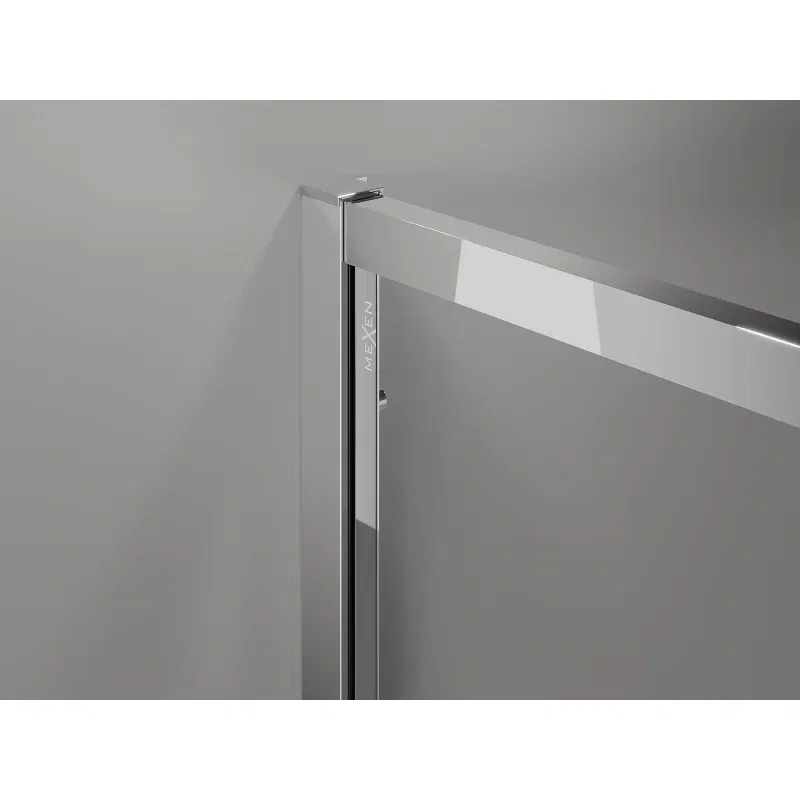 Mexen Exo Double Sliding Shower Doors 200 cm, Transparent, Chrome - 8152-200-000-01-00
