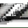 Mexen Exo double sliding shower doors 150 cm, transparent, black - 8152-150-000-70-00