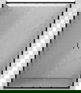 Mexen Exo double sliding shower door 160 cm, transparent, black - 8152-160-000-70-00