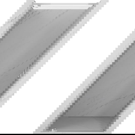 Mexen Exo hinged shower doors 65 cm, transparent, chrome - 8181-065-000-01-00