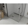Mexen Lima foldable shower cabin 80 x 100 cm, transparent, black - 856-080-100-70-00