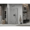 Mexen Lima foldable shower cabin 80 x 100 cm, transparent, black - 856-080-100-70-00