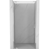 Mexen Exo-BR 100 cm Hinged Shower Door, Transparent, Chrome - 8181-100-000-01-00