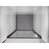 Mexen Exo-BR swing shower door 60 cm, transparent, black - 8181-060-000-70-00