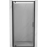 Mexen Exo 100 cm Hinged Shower Door, Transparent, Black - 8181-100-000-70-00