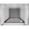 Mexen Exo Shower Door, Swing 80 cm, Transparent, Black - 8181-080-000-70-00