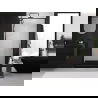 Mexen Exo shower doors hinged 85 cm, transparent, black - 8181-085-000-70-00