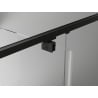 Mexen Exo Shower Door, Swing 80 cm, Transparent, Black - 8181-080-000-70-00