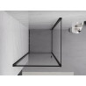 Mexen Exo-B hinged shower cabin 85 x 85 cm, transparent, black - 817-085-085-70-00