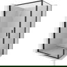 Mexen Exo hinged shower enclosure 70 x 75 cm, transparent, black - 817-070-075-70-00