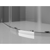 Mexen Exo-S Duo semi-circular sliding shower cabin 80 x 80 cm, transparent, chrome - 8132-080-080-01-00