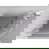 Mexen Exo semicircular asymmetric sliding shower cabin 90 x 80 cm, transparent, chrome - 8132-090-080-01-00