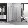 Mexen Exo-S sliding shower cabin 90 x 90 cm, transparent, chrome - 8151-090-090-01-00