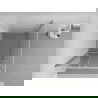 Mexen Exo sliding shower cabin 100 x 100 cm, transparent, chrome - 8151-100-100-01-00