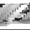 Mexen Exo sliding shower cabin 95 x 70 cm, transparent, chrome - 8151-095-070-01-00