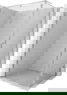 Mexen Exo hinged shower enclosure 130 x 75 cm, transparent, chrome - 819-130-075-01-00