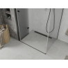 Mexen Lima folding shower enclosure 100 x 120 cm, transparent, black - 856-100-120-70-00