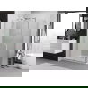 Mexen Exo shower enclosure hinged 150 x 80 cm, transparent, chrome - 819-150-080-01-00