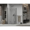 Mexen Lima Duo folding shower cabin 80 x 80 cm, transparent, black - 856-080-080-70-00-02