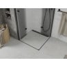 Mexen Lima Duo folding shower cubicle 80 x 80 cm, Transparent, Black - 856-080-080-70-00-02