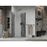Mexen Lima Duo folding shower cabin 80 x 80 cm, transparent, black - 856-080-080-70-00-02