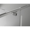 Mexen Exo-R swing shower cabin 160 x 90 cm, transparent, chrome - 819-160-090-01-00