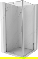 Mexen Exo shower cabin swing 95 x 95 cm, transparent, chrome - 819-095-095-01-00