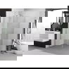 Mexen Exo pivot shower enclosure 100 x 100 cm, transparent, chrome - 819-100-100-01-00