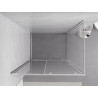 Mexen Exo-S sliding shower cabin 90 x 80 cm, transparent, chrome - 8151-090-080-01-00