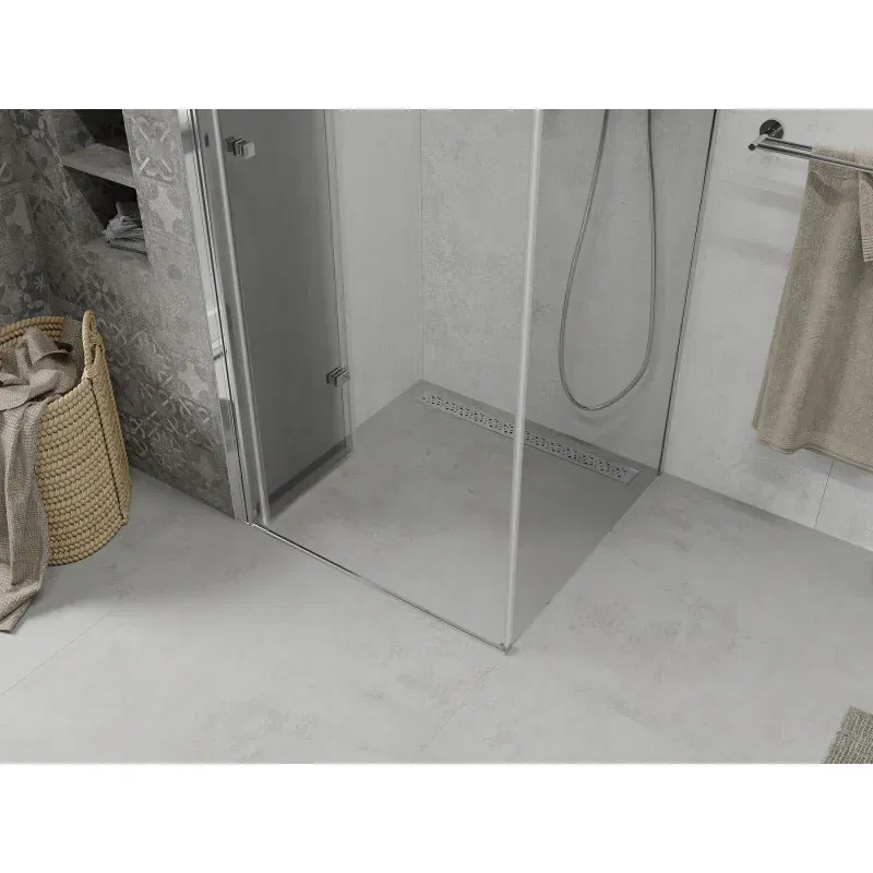 Mexen Lima Folding Shower Enclosure 90 x 90 cm, Transparent, Chrome - 856-090-090-01-00