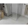 Mexen Lima 110 x 110 cm Folding Shower Enclosure, Transparent, Chrome - 856-110-110-01-00