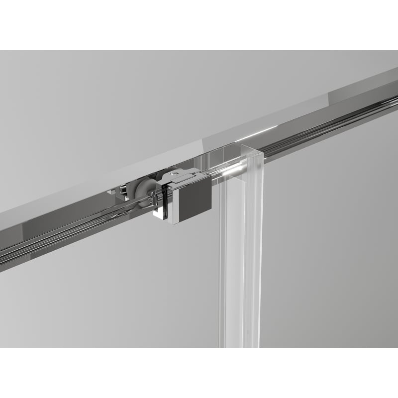 Mexen Exo-S sliding shower cabin 125 x 90 cm, transparent, chrome - 8151-125-090-01-00