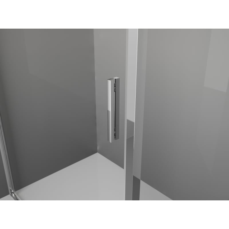 Mexen Exo-S sliding shower cabin 130 x 95 cm, transparent, chrome - 8151-130-095-01-00