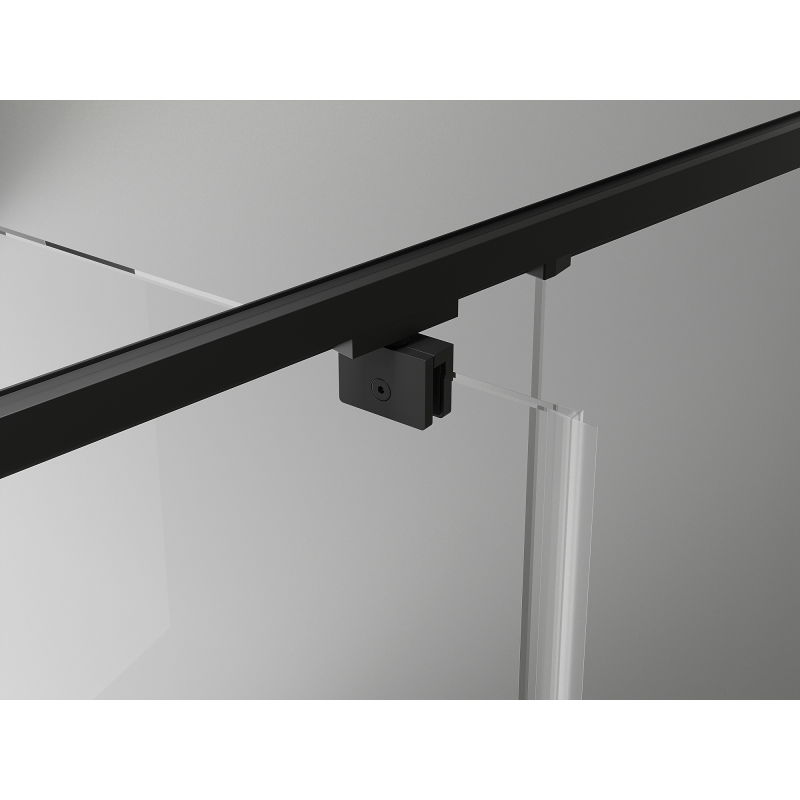 Mexen Exo Hinged Shower Cabin 90 x 90 cm, Transparent, Black - 819-090-090-70-00