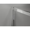 Mexen Exo sliding shower cabin 120 x 100 cm, transparent, chrome - 8151-120-100-01-00
