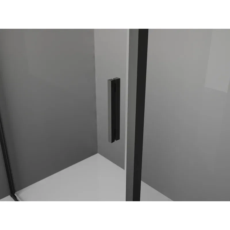 Mexen Exo shower cabin, hinged 110 x 95 cm, transparent, black - 819-110-095-70-00