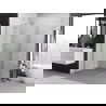 Mexen Exo square shower enclosure 70 x 70 cm, transparent, chrome - 8110-070-070-01-00