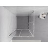 Mexen Exo-S Duo square sliding shower cabin 70 x 70 cm, transparent, chrome - 8111-070-070-01-00