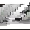 Mexen Exo sliding shower cabin 90 x 70 cm, transparent, chrome - 8151-090-070-01-00