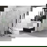 Mexen Exo sliding shower cabin 90 x 70 cm, transparent, chrome - 8151-090-070-01-00